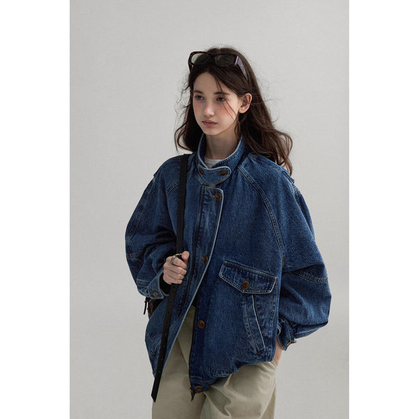 Washed Oversized Denim Jacket
