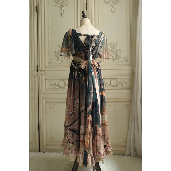 星降る夜のエンパイアワンピース[2026年3月中旬-4月上旬発送予定]