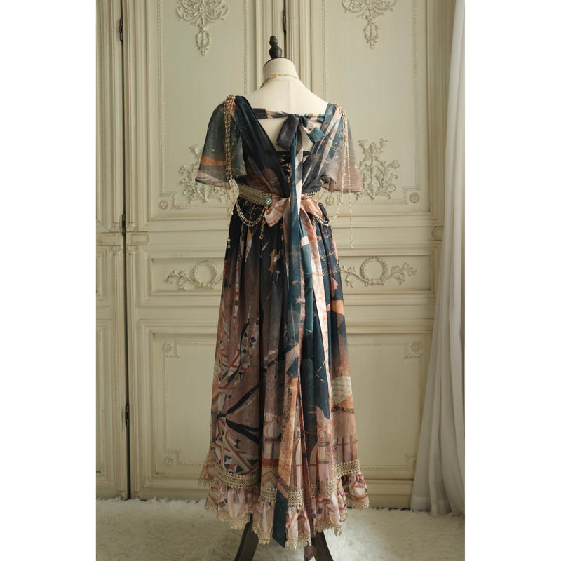 星降る夜のエンパイアワンピース[2026年3月中旬-4月上旬発送予定]