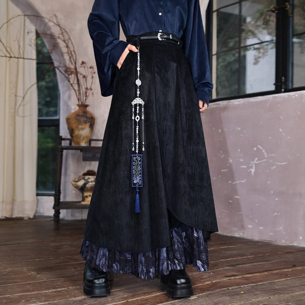 闘魚の挿絵レイヤードスカート