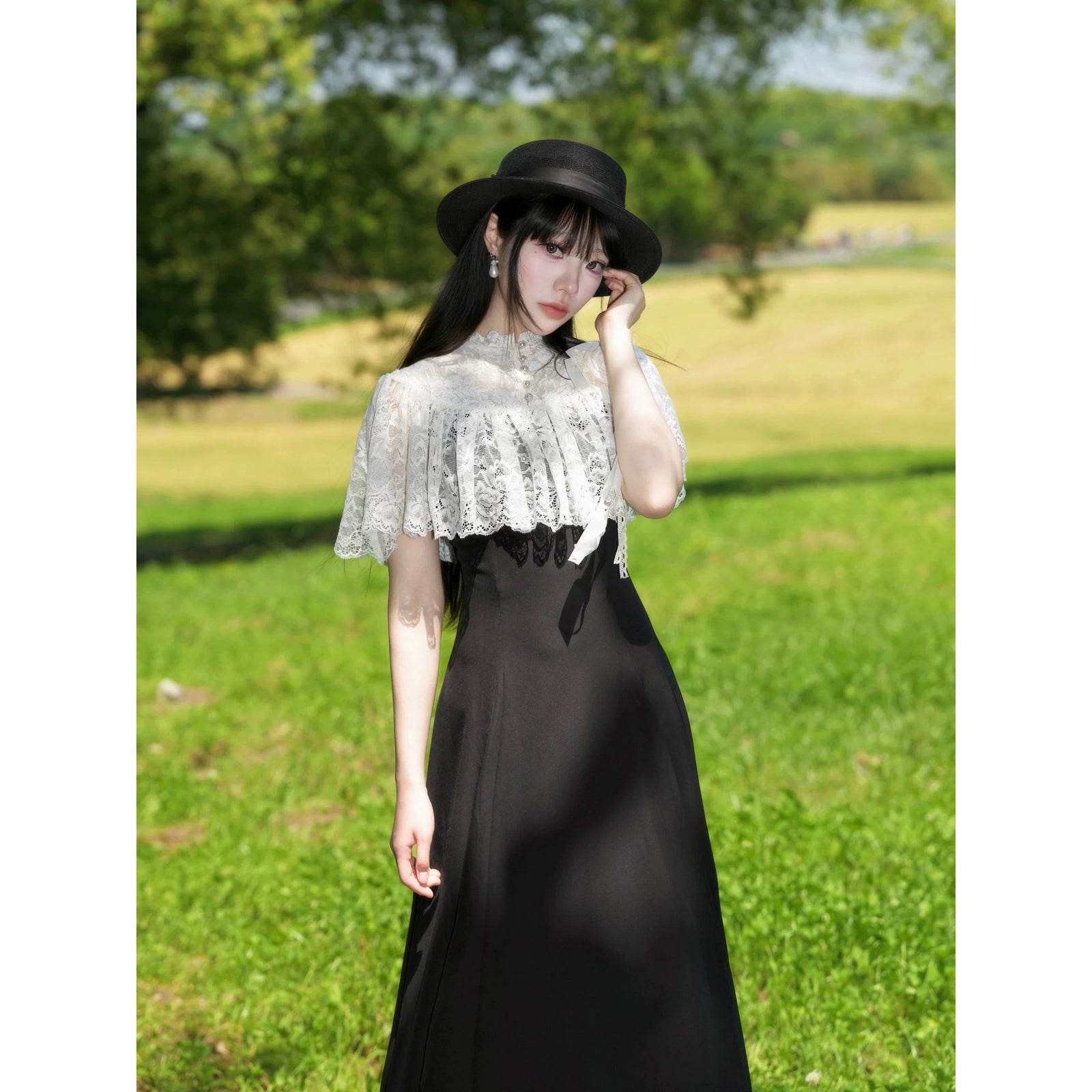 伯爵のお嬢様のケープワンピース – ManusMachina
