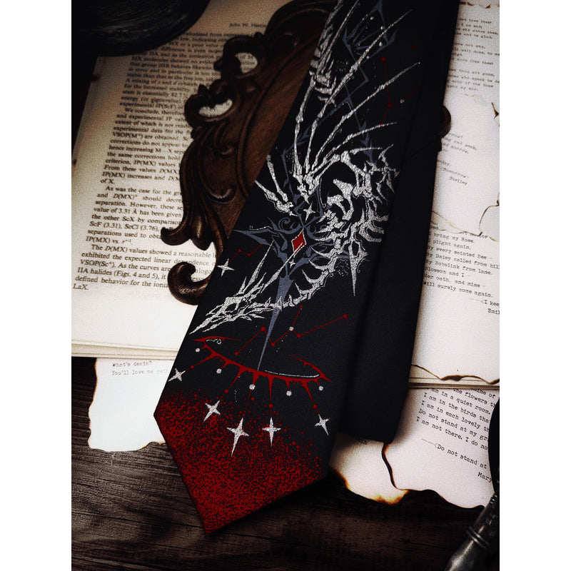 骸骨と銀河のネクタイ[2026年2月下旬-3月下旬発送予定]