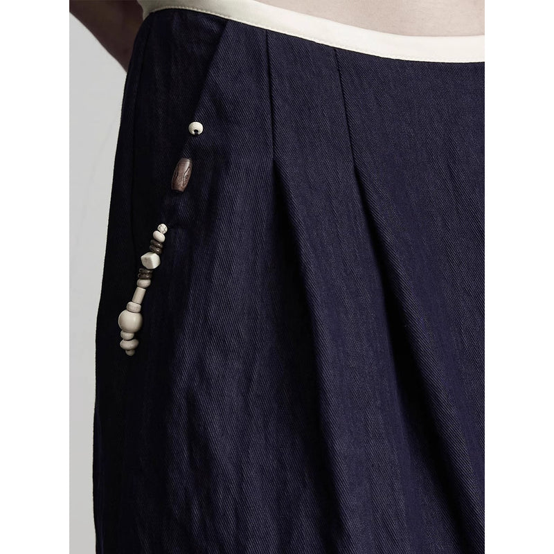Dark Navy Wide Pants