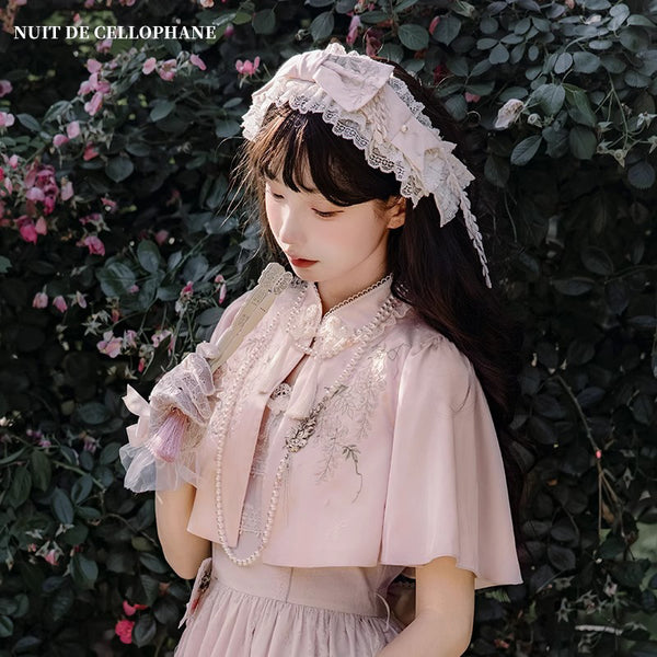 藤の花の刺繍アクセサリー[2025年9月中旬-10月上旬発送予定]