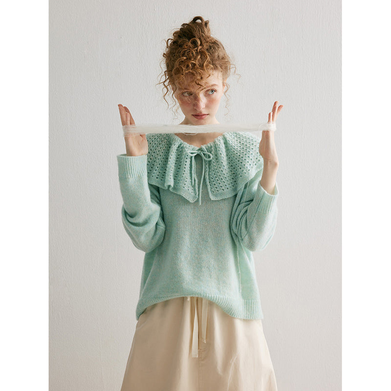 Pastel Colored Mohair Knit