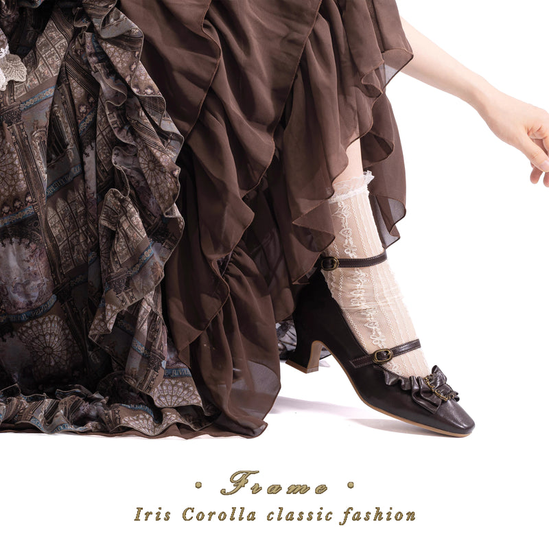 Court Ball Mary Jane Pumps - Matte Dark Brown[2026年1月上旬-1月下旬発送予定]