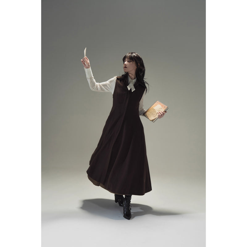 Wizarding World British Cape Long Coat - Brown[2025年12月中旬-2026年1月中旬発送予定]