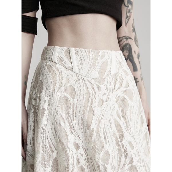Moonlight Embroidery Long Skirt