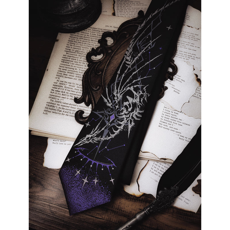 骸骨と銀河のネクタイ[2026年2月下旬-3月下旬発送予定]