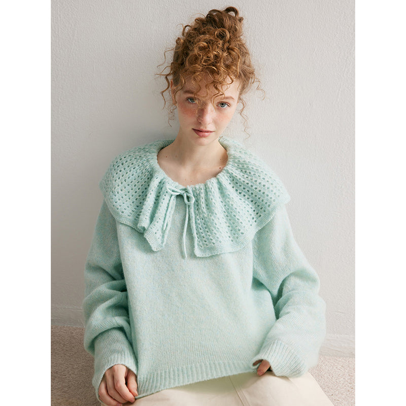 Pastel Colored Mohair Knit