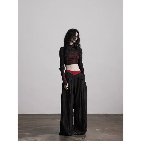 Gothic Gradient Mesh Top