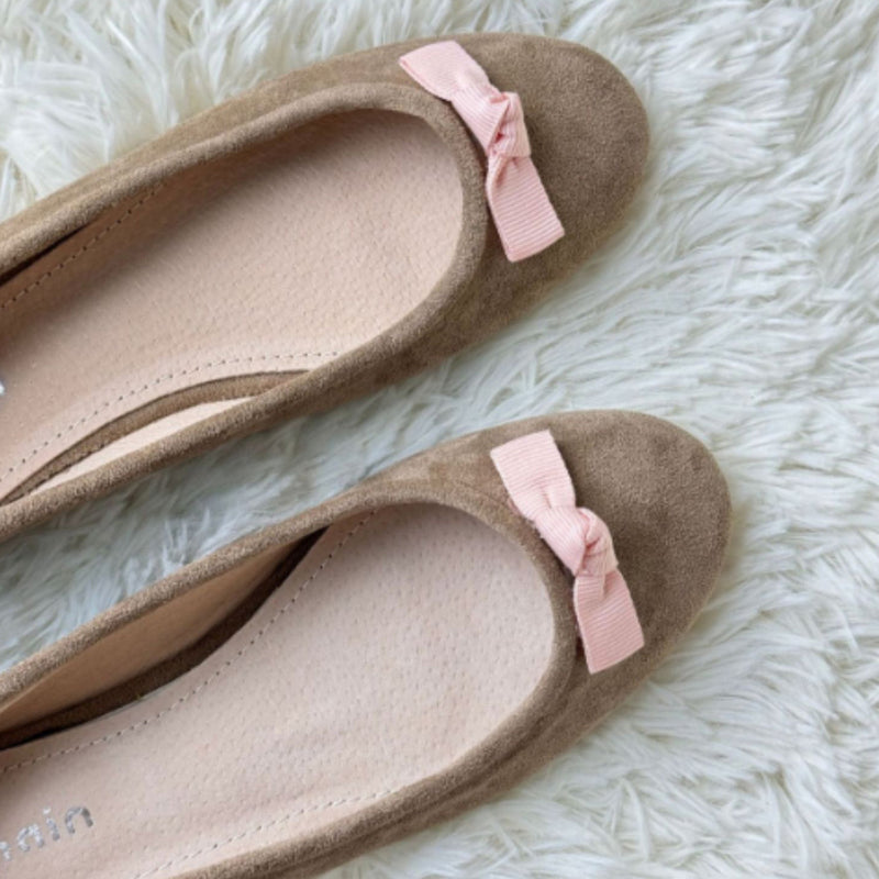 Ribbon Round Toe Ballet Shoes