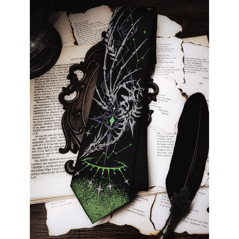 骸骨と銀河のネクタイ[2026年2月下旬-3月下旬発送予定]