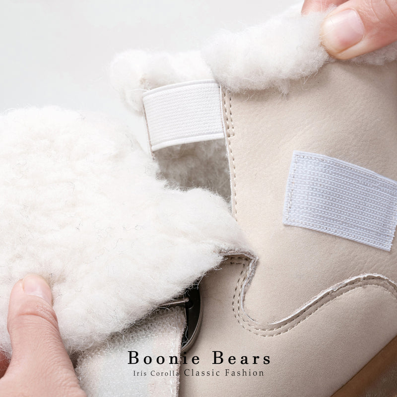 Boonie Bears Short Snow Boots - Ivory[2026年1月上旬-2月上旬発送予定]