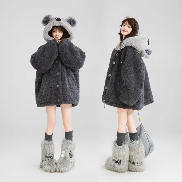 コアラさんのボアジャケット