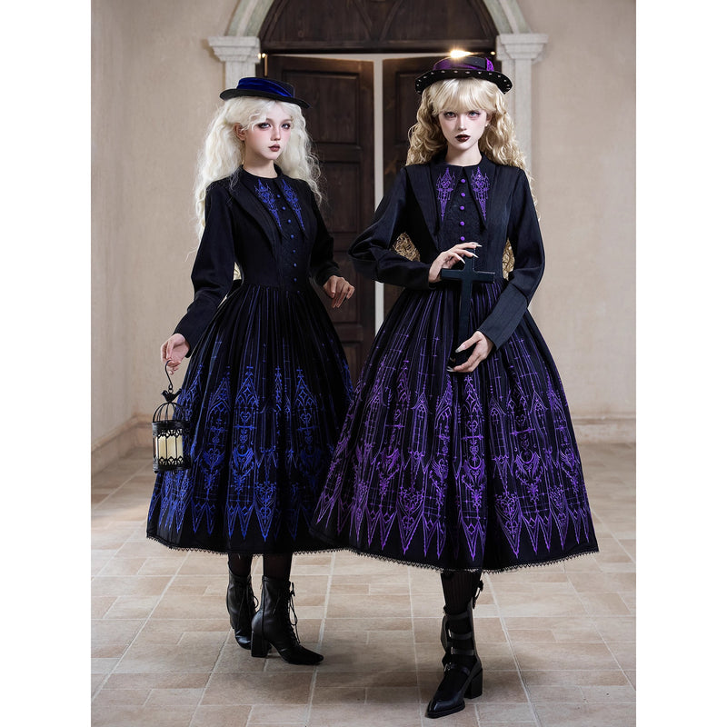 聖堂絵画の刺繍ワンピース[2026年3月下旬-4月下旬発送予定]