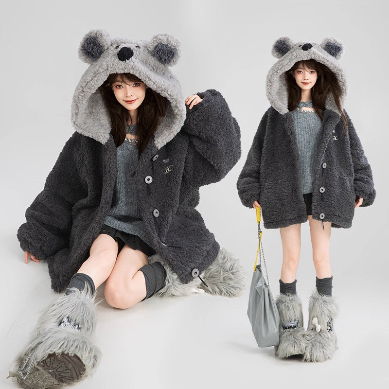 コアラさんのボアジャケット