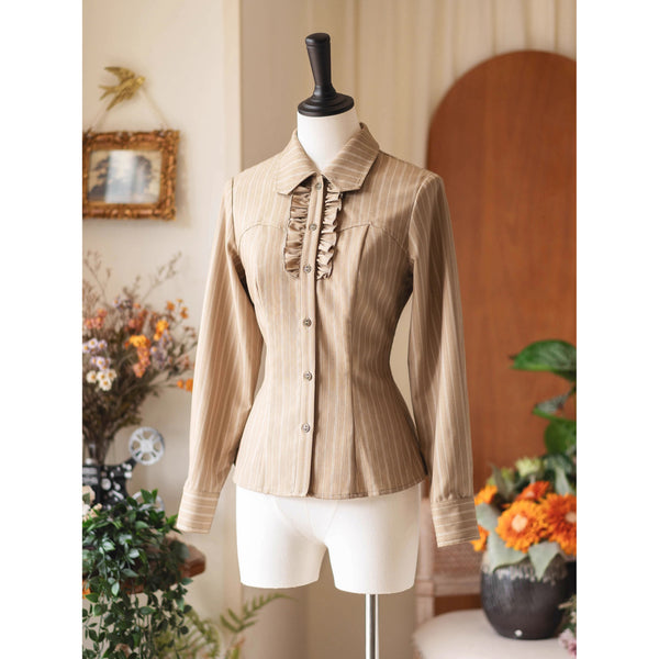 英国のお嬢様のブリティッシュブラウス - Amber