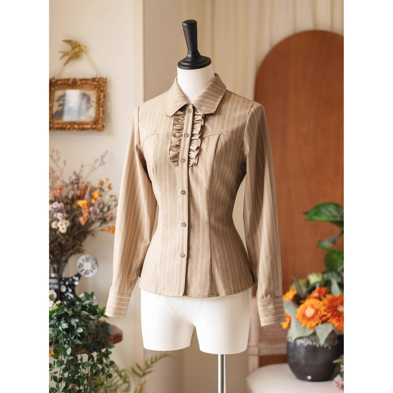 英国のお嬢様のブリティッシュブラウス - Amber