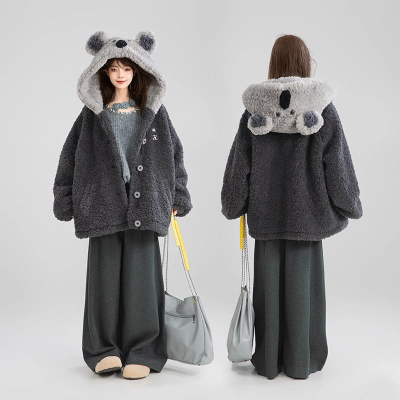 コアラさんのボアジャケット