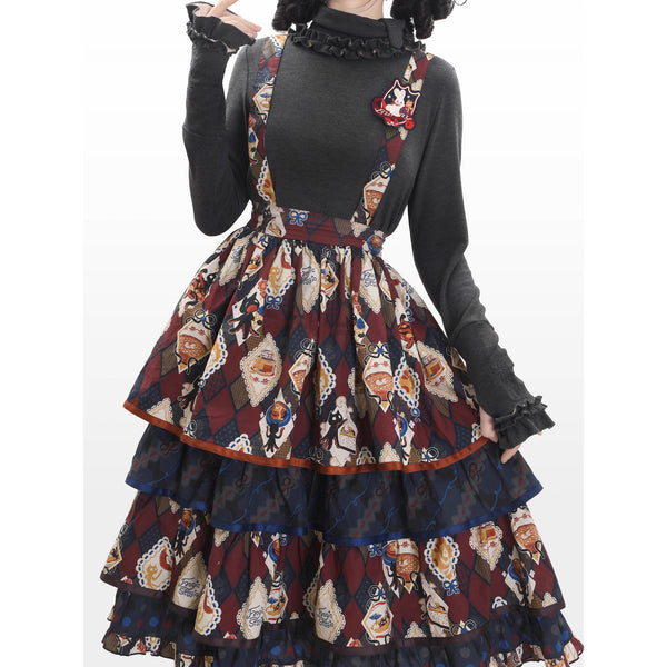 Afternoon Tea Time Cat Embroidered Knit Top[2026年1月上旬-1月下旬発送予定]