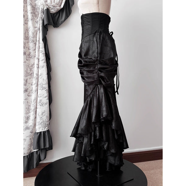 伯爵令嬢のコルセットマーメイドスカート - Black[2026年4月中旬-5月中旬発送予定]