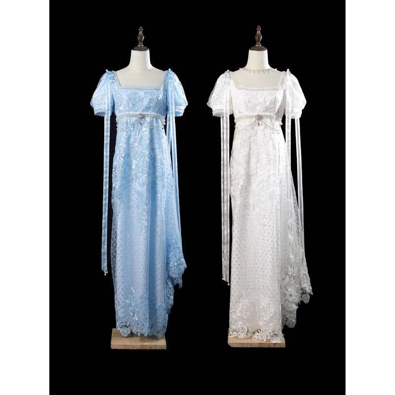 貴族令嬢の刺繍エンパイアワンピース[2026年1月下旬-2月下旬発送予定]