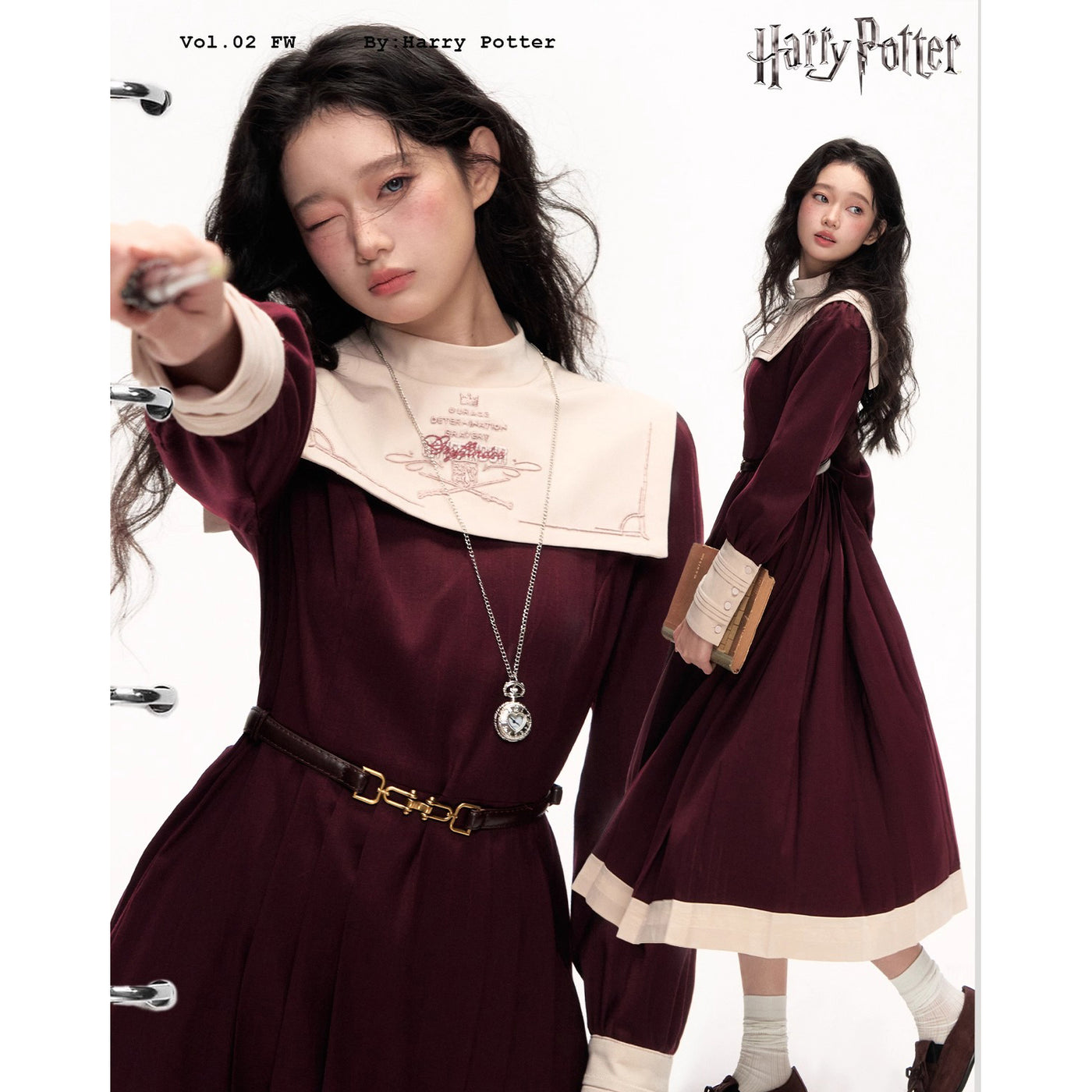 KYOUKO】ハリーポッター スリザリン ケープ付きセーラー風