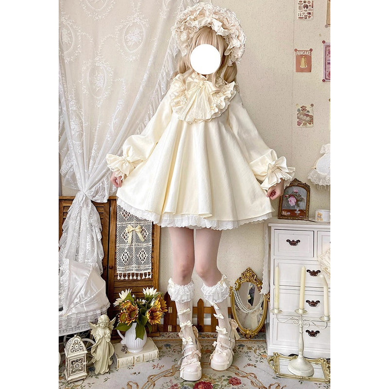 西洋人形のドールワンピース - Ivory[2025年11月上旬-12月上旬発送予定]