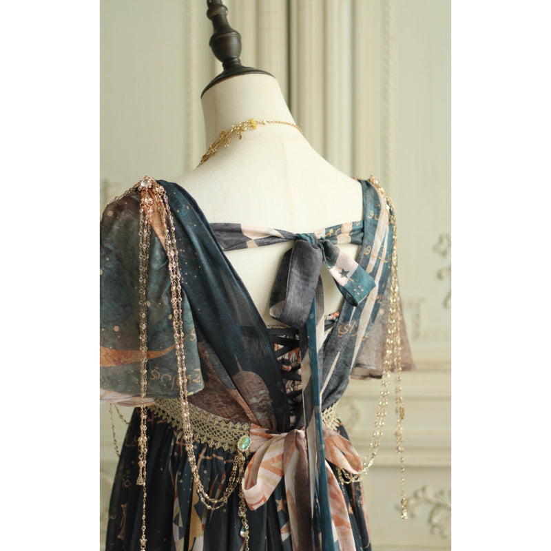 星降る夜のエンパイアワンピース[2026年3月中旬-4月上旬発送予定]