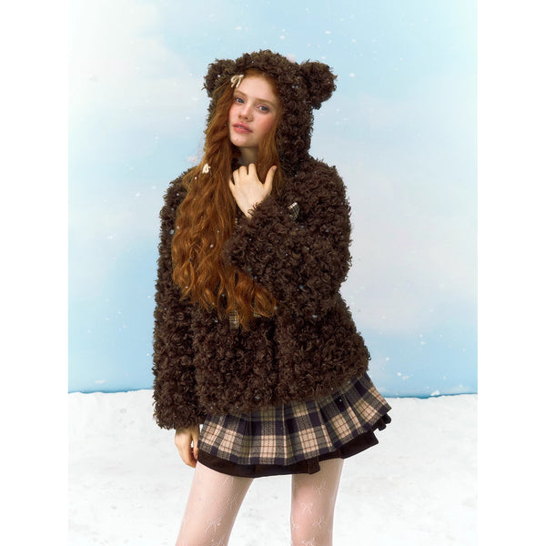 Chocolate Bear Fur Coat