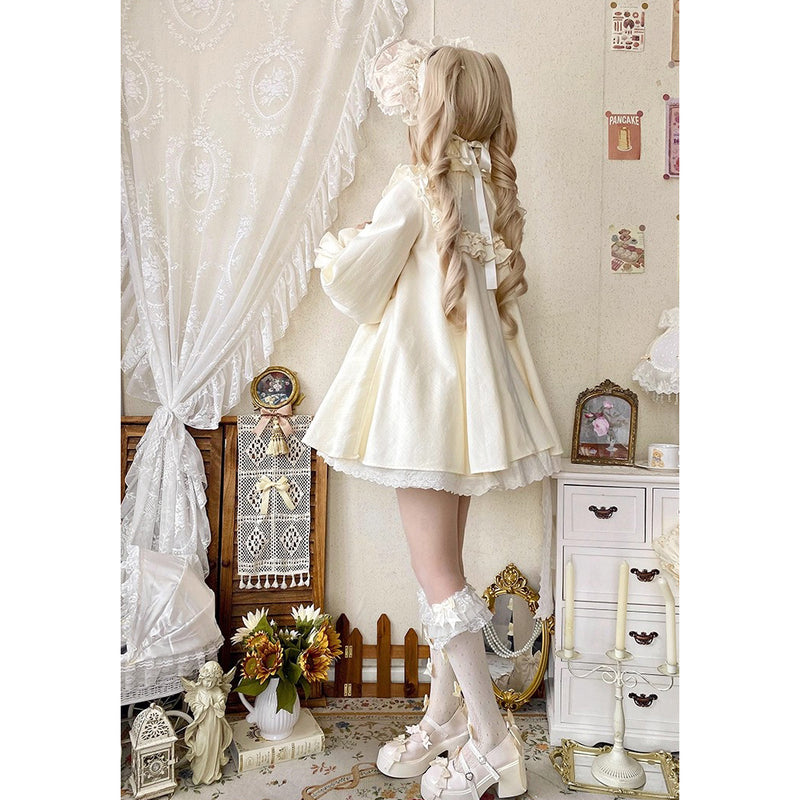 西洋人形のドールワンピース - Ivory[2025年11月上旬-12月上旬発送予定]