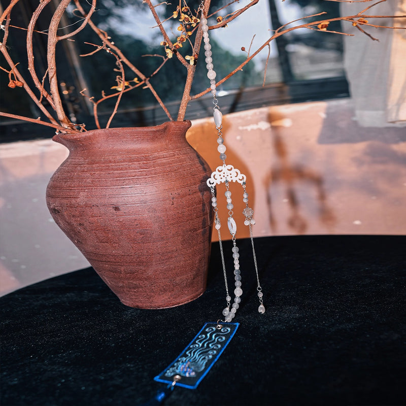 闘魚の刺繍アクセサリー