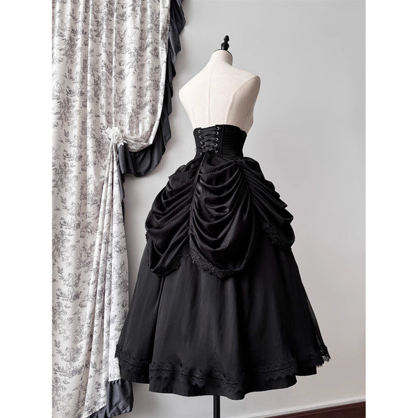 伯爵令嬢のコルセットスカート - Black[2026年3月上旬-3月下旬発送予定]
