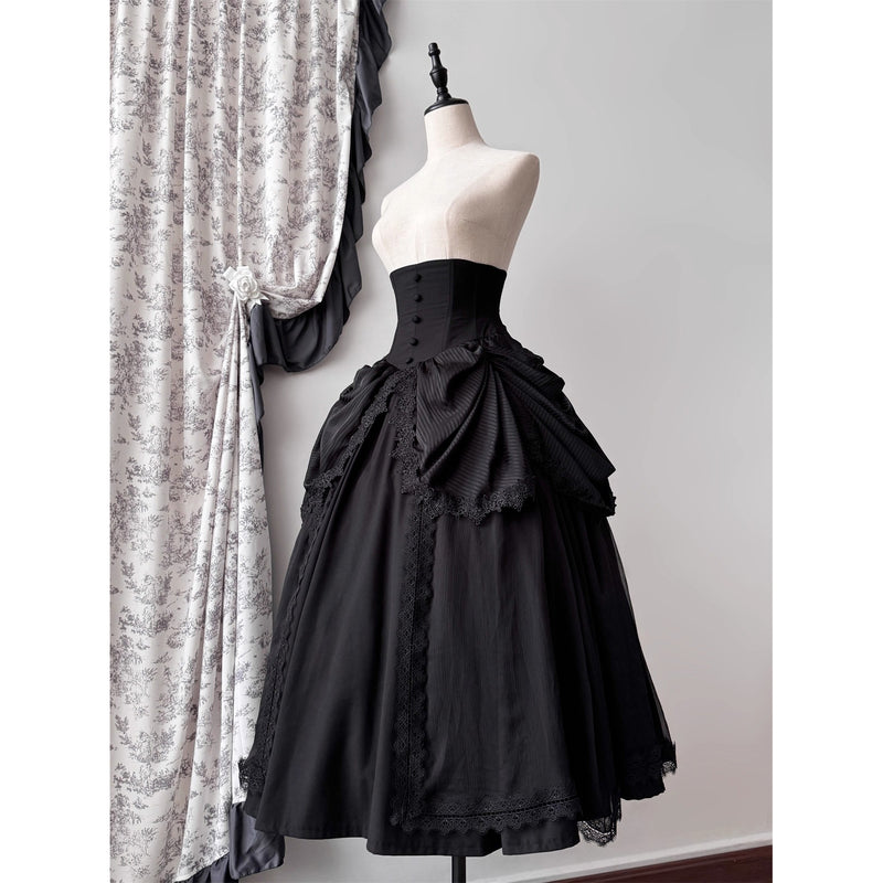伯爵令嬢のコルセットスカート - Black[2026年3月上旬-3月下旬発送予定]