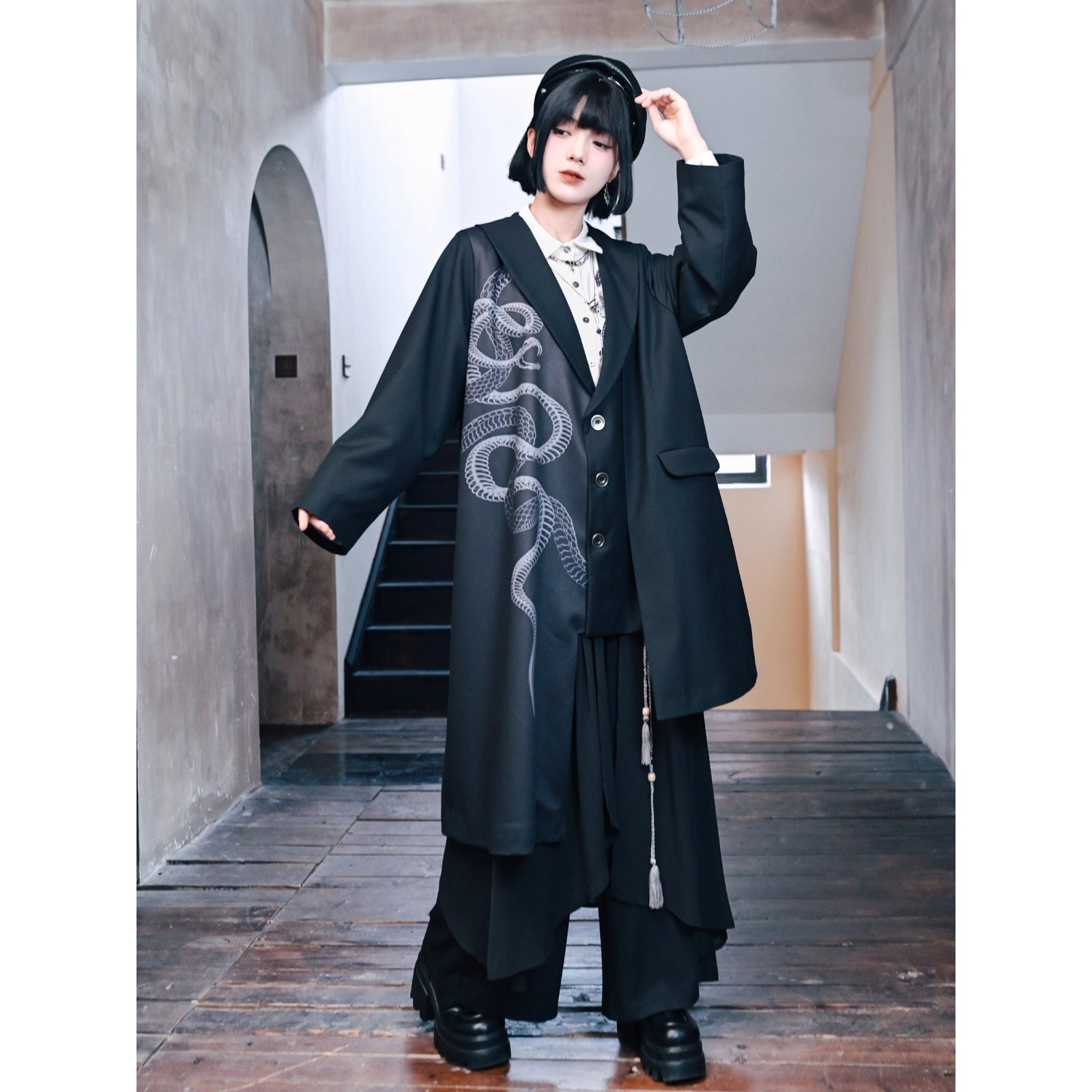 simple project 【COMME des GARCONS】アシンメトリーデザインロング 