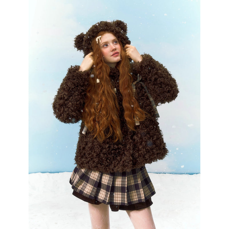 Chocolate Bear Fur Coat