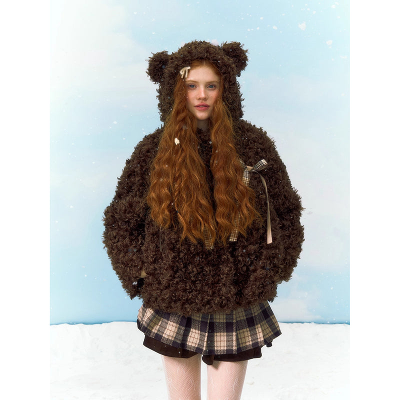 Chocolate Bear Fur Coat