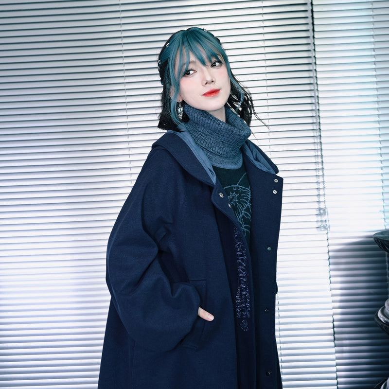 海月の挿絵タートルネックセーター