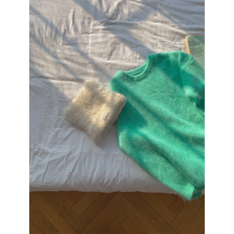 Turquoise Blue Soft Knit Sweater