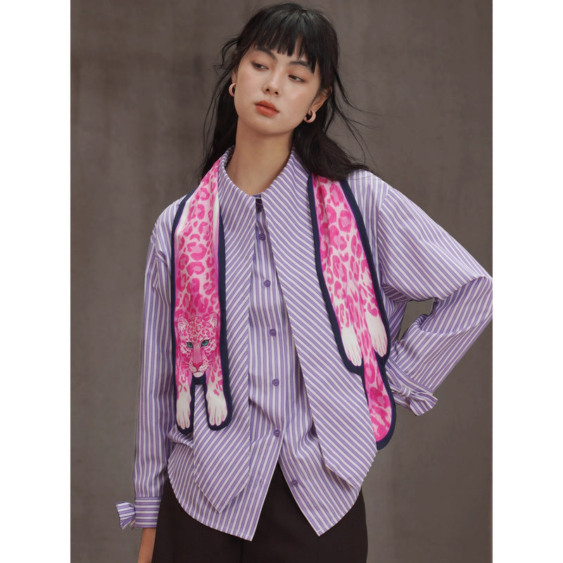 豹の挿絵ネッカチーフ