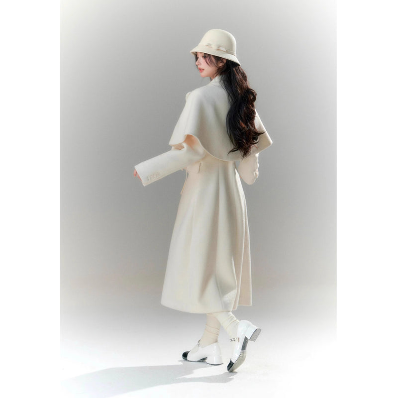 Movie Actress's Cape Long Coat