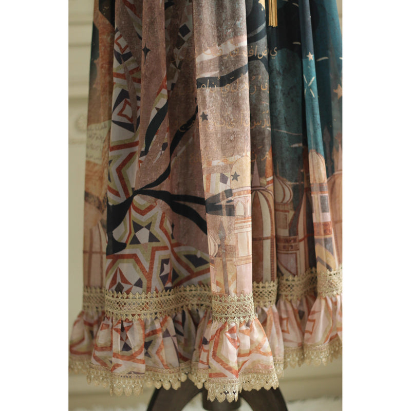 星降る夜のエンパイアワンピース[2026年3月中旬-4月上旬発送予定]