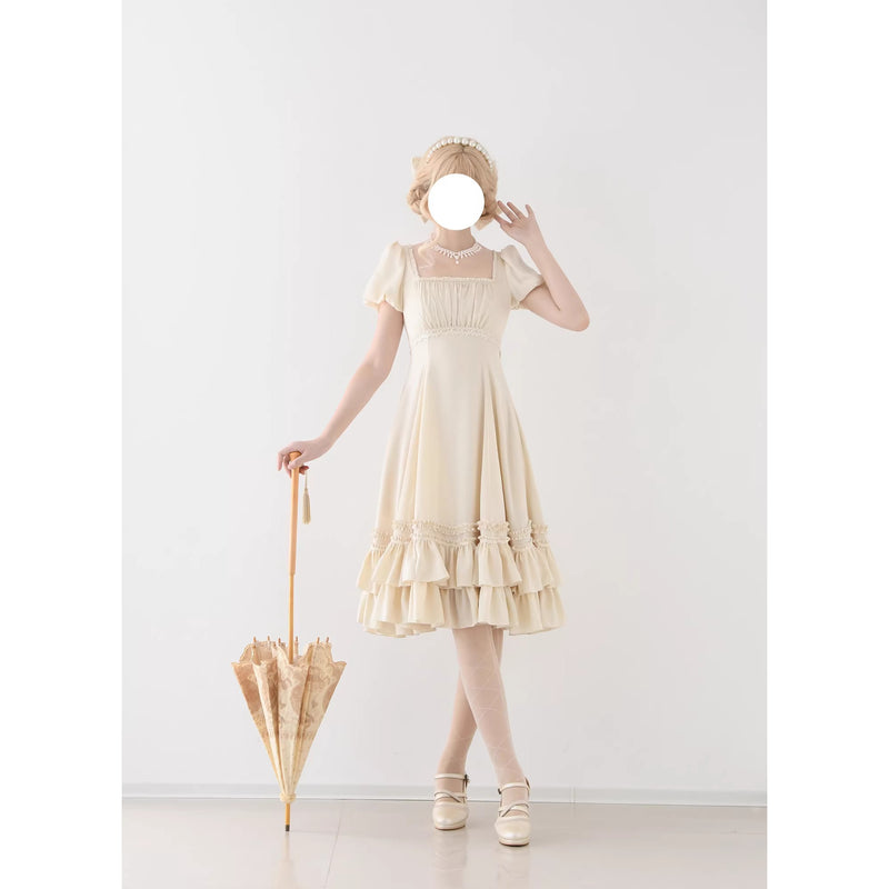 ManusMachina 生成のお嬢様のクラシカルワンピース 生成のお嬢様のクラシカルワンピース[2026年4月下旬-5月下旬発送予定