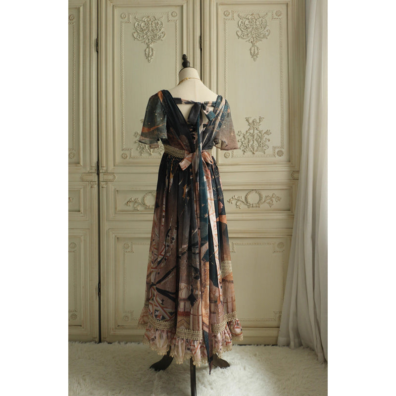 星降る夜のエンパイアワンピース[2026年3月中旬-4月上旬発送予定]