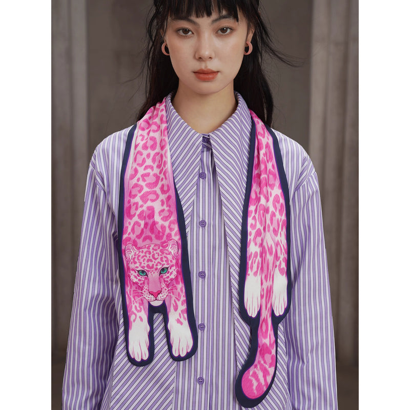 豹の挿絵ネッカチーフ