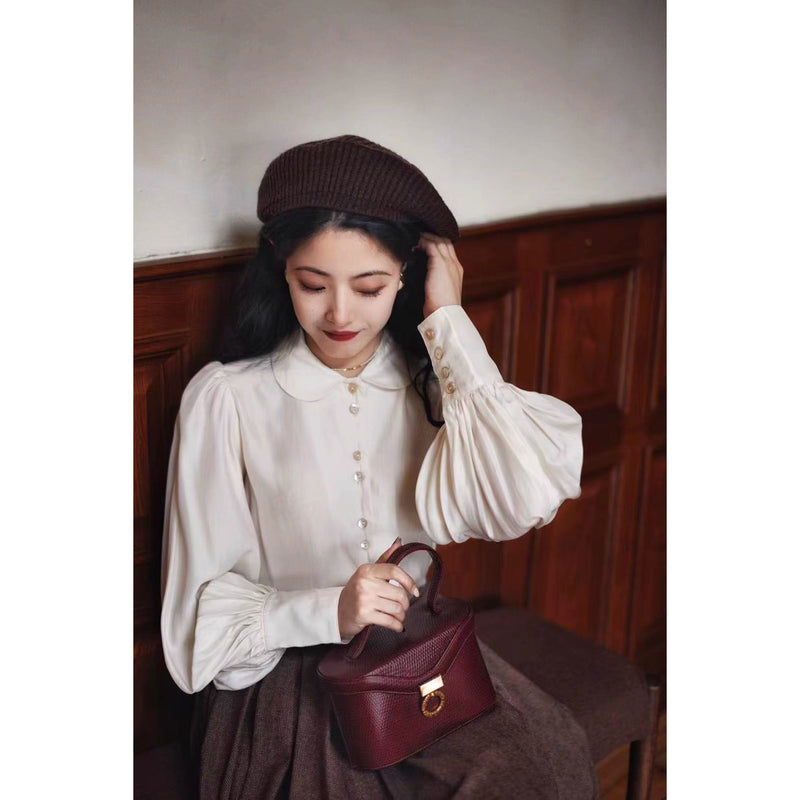 銀幕の貴婦人フレンチレトロブラウス