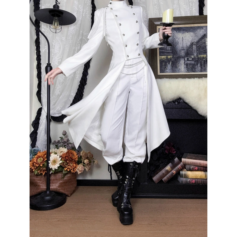 王侯貴族のロングテーラードコート[2026年1月下旬-2月下旬発送予定]