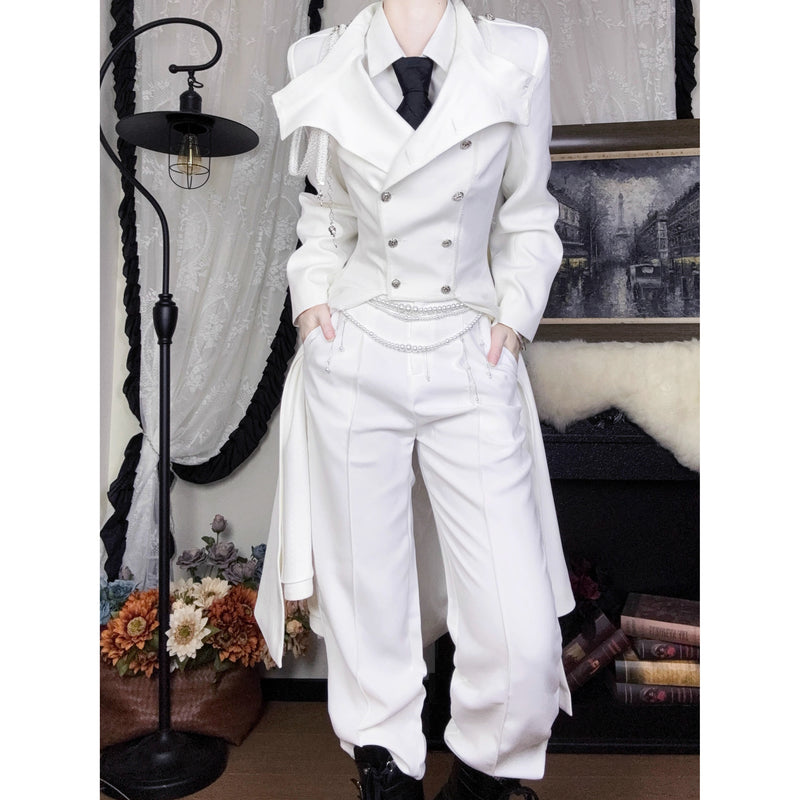 王侯貴族のロングテーラードコート[2026年1月下旬-2月下旬発送予定]