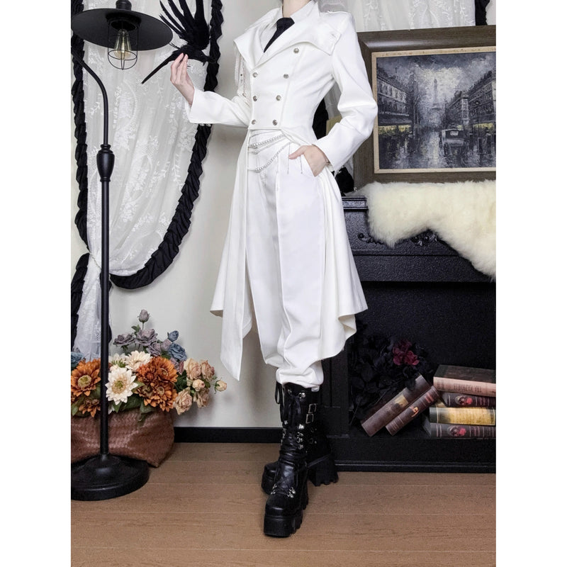 王侯貴族のロングテーラードコート[2026年1月下旬-2月下旬発送予定]